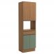 Torre Quente 240x70 cm 4P 1G MDP Maxxi G751 Canela Verde Kappesberg