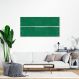 Quadro Verde Linha Minimalista 100x50 Sem Moldura