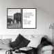 Quadro Frase Amor de Mãe 142x100 2-100x70 Caixa Preto