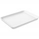 24 Bandejas Plásticas 32x23cm Restaurante Self Service Branco Hamburguer A4 Uno Coza