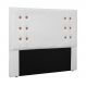 Cabeceira Decorativa Queen Size 1,60M Kors PU Branco G63 - Gran Belo