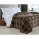 Manta Escócia Queen Xadrez Bege Home Design Corttex