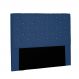 Cabeceira Tania Para Cama Box Solteiro 90 cm Suede Azul Marinho - D'Rossi