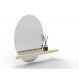 Espelho Decorativo Shelf Pinus 60x40 Oval