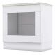 Balcao Forno Embutir Tampo Cooktop 80 cm Americana Branco Calcare Henn
