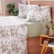 Jogo de Cama Casal Cotton Touch 4 Peças 138x188x30cm Elis