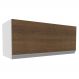Armário De Cozinha Aéreo 100% MDF 80 cm 1 Porta Branco/Rustic Acordes Madesa