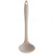 Concha De Silicone Utensílio Cozinha Talher Sopa Feijão OU Bege