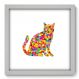 Quadro Decorativo - Gato - 266qdsb