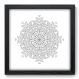 Quadro Decorativo - Mandala - 398qddp