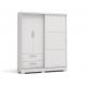 Guarda-Roupa Casal Sanchezia 3 Portas 2 Gavetas Branco