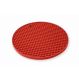 Descanso De Panela Silicone Redondo Térmico Vermelho
