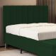 Cabeceira Nashira 195 para Cama King Z-018 Sued Verde Aradecor
