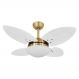 Ventilador De Teto Volare Mini Petalo Palmae Branco 127V