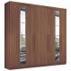Guarda Roupa Casal Com Espelho 8 Portas Paris Jatobá