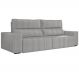 Sofá Retrátil 214 cm Sala de Estar Leonel Suede Cinza G52 - Gran Belo