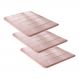 Kit Tapete De Banheiro Super Soft 60 x 40 Rose Camesa 3 peças