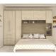 Guarda Roupa Dormitório Modulado Master Casal 1,38 m - Avelã Rústico e Ártico Rústico - Luciane M02