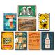 Kit Placas Decorativas Cervejas e Frases Mdf - 8 Placas