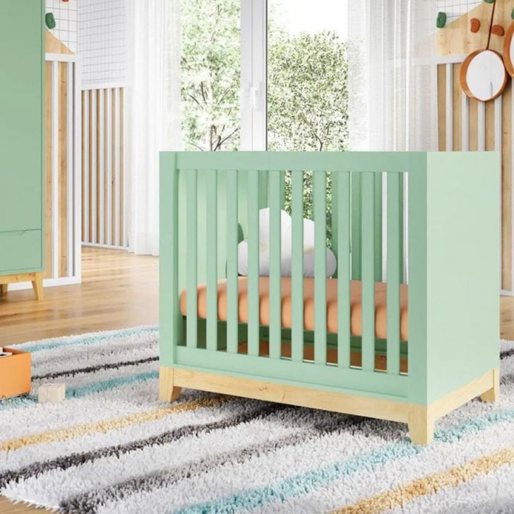 Berço 2 em 1 Amor Perfeito Verde