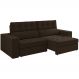 Sofa Retratil E Reclinavel 3 Lugares 218 cm Evidence SL 942 Veludo Moll