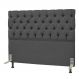 Cabeceira Cama Box Casal 140cm Cristal Linho Cinza - JS Móveis