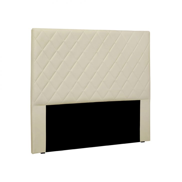 Cabeceira Queen Esmeralda Veludo Bege