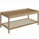 Mesa de Centro Para Sala de Estar Pés Madeira Moss A03 Hanover Roble - Lyam Decor