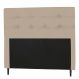 Cabeceira Casal 140cm Para Cama Box Luna Suede Bege - DS Estofados