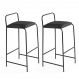 Banqueta Steel - Balcão Cozinha Varanda Gourmet - Kit 2
