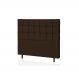 Cabeceira Queen Livia 160 CM Suede Marrom - D A Decor