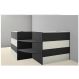 Balcão Recepção Web15 1,50 x 1,50 x 1,10 - Cinza / Preto