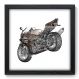 Quadro Decorativo - Moto - 135qddp