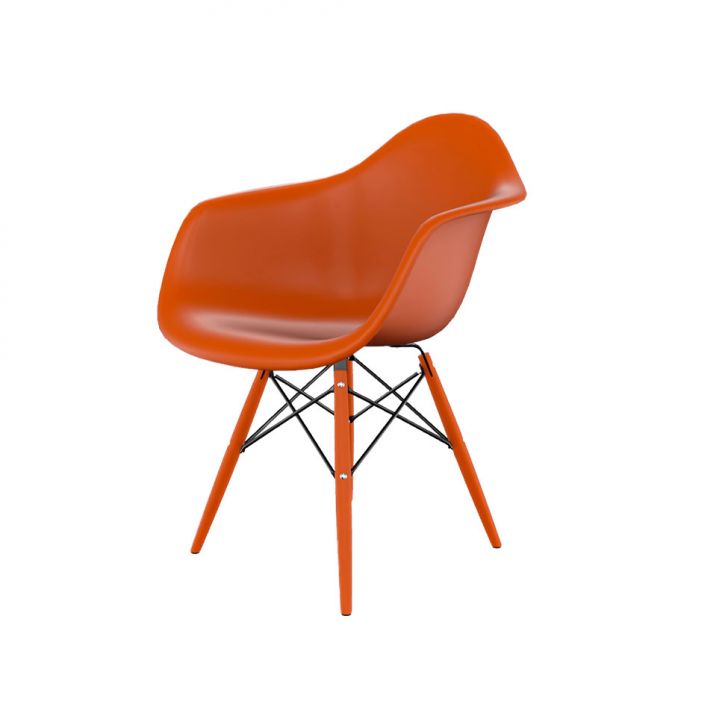 Cadeira Eames Arm Terracota