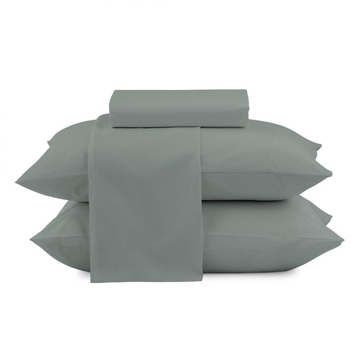 Jogo de Cama King Loft com 4 Peças Cinza Limestone