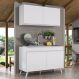 Armário de Compacta 2 peças Veneza Multimóveis MP2141.891 Branco