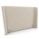Cabeceira Cama Box Casal 140cm Nicea P02 Veludo Bege - Mpozenato