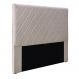 Cabeceira Decorativa Queen Size 1,60M Baelon Linho Areia G63 - Gran Belo