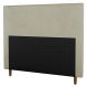 Cabeceira Cama Box Casal Dallas 140cm Linho Bege - Desk Design