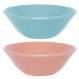 Kit Tigelas Conic Azul Claro e Rosa 2 Peças Oxford® Cerâmica 500Ml
