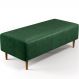 Puff Decorativo Sala de Estar Bali W01 Pés Palito 120x50 cm Facto Verde Musgo - Lyam Decor