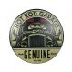 Placa Decorativa MDF 35x35Cm Personalizado Hot Rod Garage