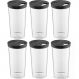 Kit 6 Farinheiros Porta Temperos Farofa UZ 500ml Condimentos