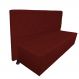 Cabeceira mais Calçadeira Casal Queen Juliana 160cm Para Cama Box Suede Bordô - DS Estofados
