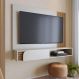 Home Suspenso Lucena Para TV 60 Polegadas Off White Freijo