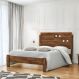 Cama Casal Com Aplique Espelho Luiza Malbec