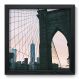 Quadro Decorativo - Ponte do Brooklyn - 33cm x 33cm - 099qnmbp