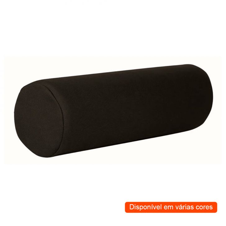 Almofada Decorativa Retangular Candy 63x22 Suede Preta