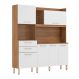 Cozinha Compacta 6 Portas 2 Gavetas Selecta 96211 Amendola Branco Demobile