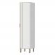 Paneleiro 1 Porta Ripada 49 cm MDP GLOR PGL02 Branco Neve MXM